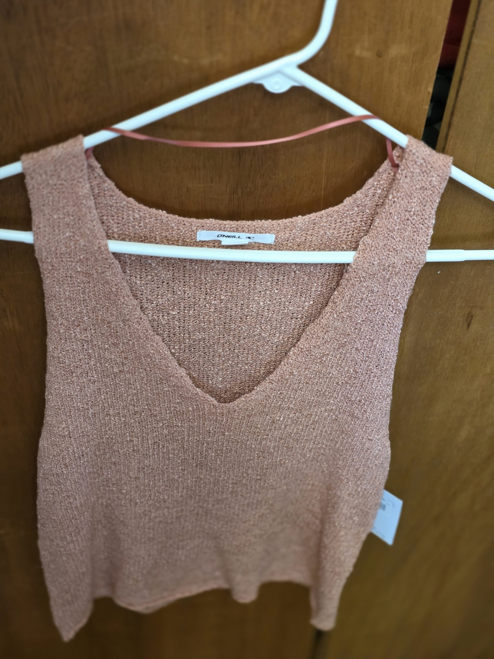 O'Neill Rose-Tone Knit V-Neck Tank